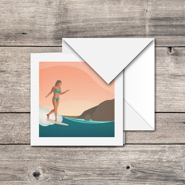 Rise & Glide Greeting Card