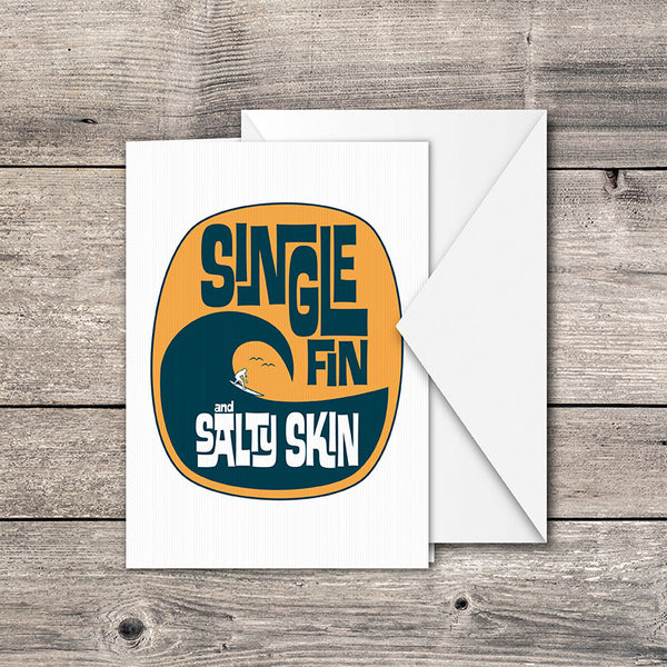 Salty Skin Greeting Card