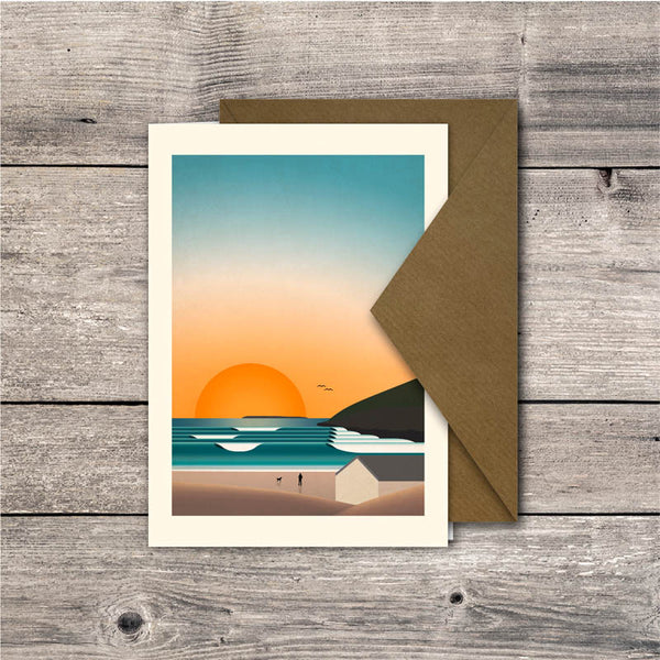 Saunton Sands Greeting Card