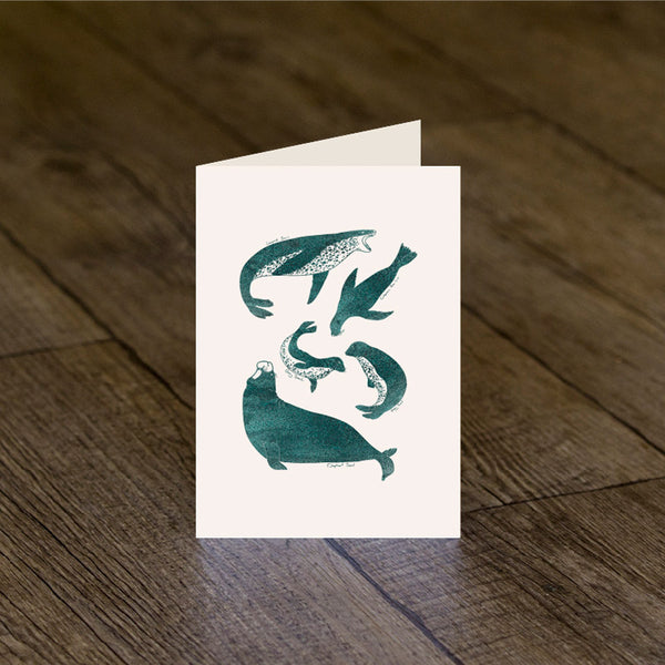 Seals Greeting Card