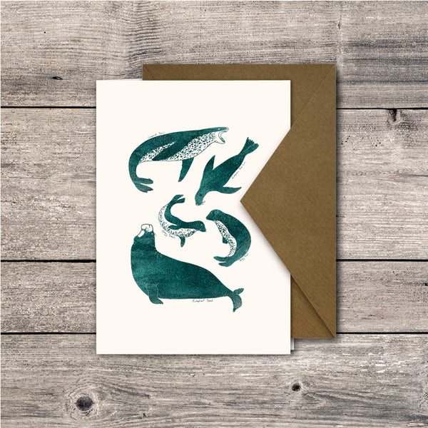 Seals Greeting Card