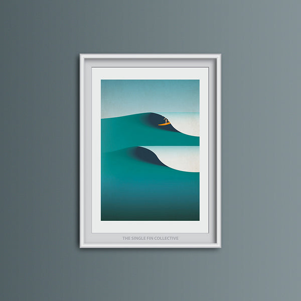 September Waves Art Print
