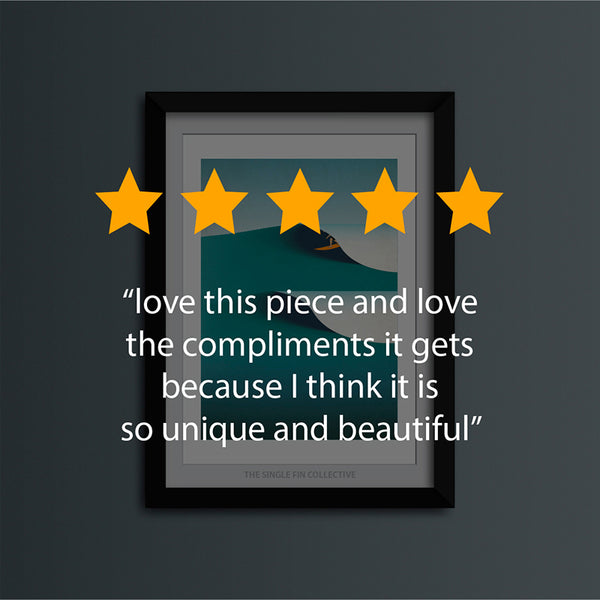 September Waves Art Print