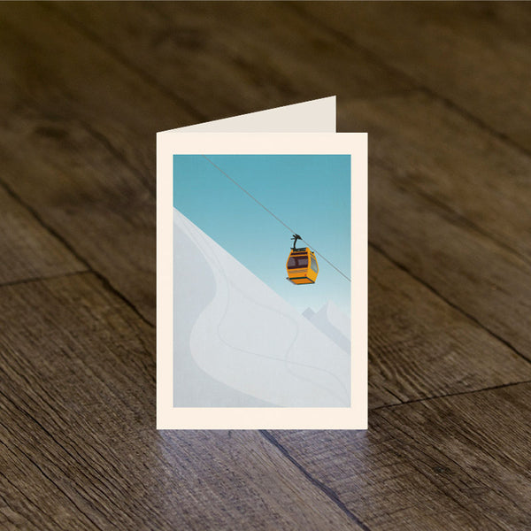 Ski Lift Greeting Card