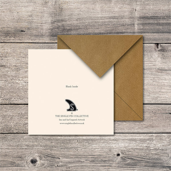 Godrevy Girl Greeting Card