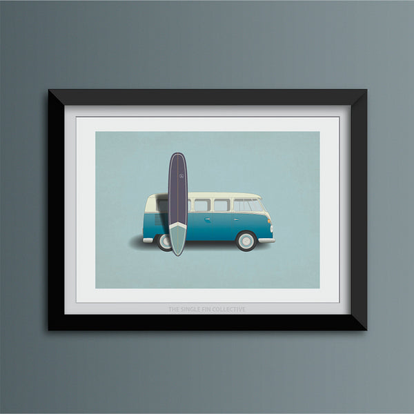 Surf Van Art Print
