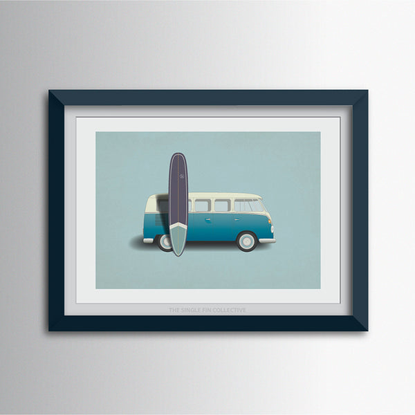 Surf Van Art Print
