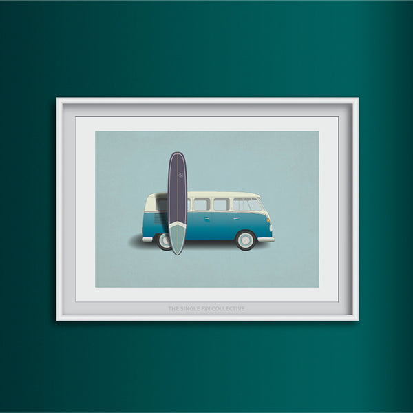 Surf Van Art Print