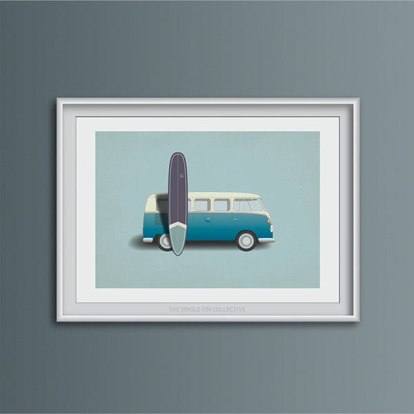 Surf Van Art Print
