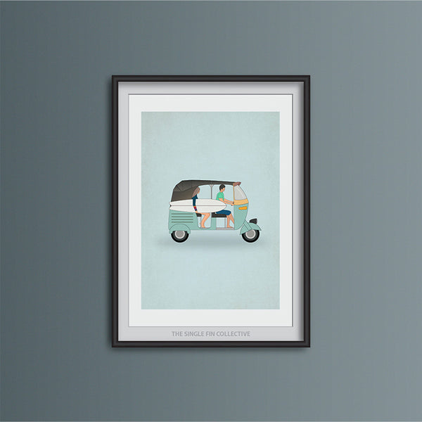 Super Seconds - Travel TukTuk Art Print