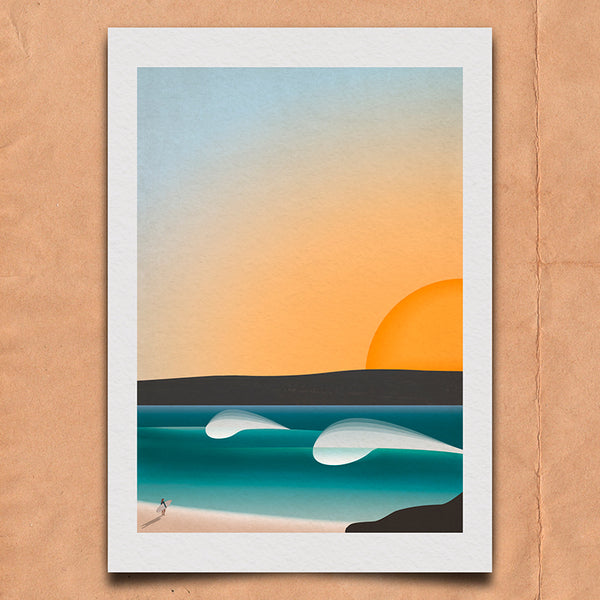 Kernow Peaks Art Print