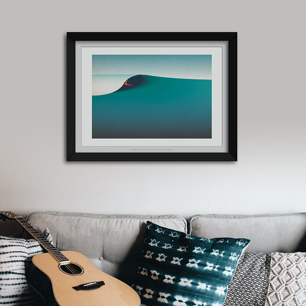 September Waves Art Print