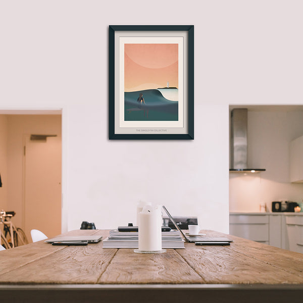 Godrevy Girl Art Print