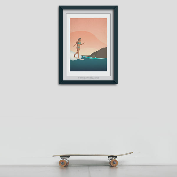 Rise and Glide Art Print