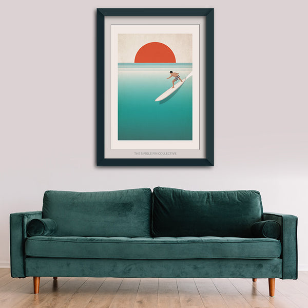 Noll at Waimea Art Print