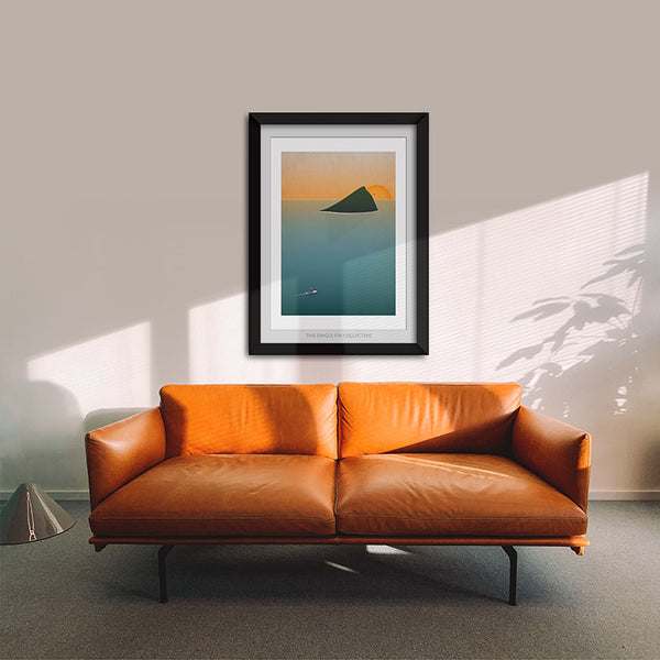 Wembury at Sunset Art Print