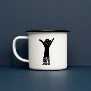 Shaka Enamel Mug