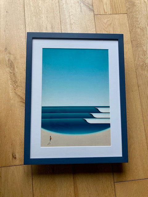 Framed The Bay Art Print (Click & Collect)