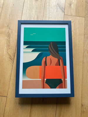 Framed Tangerine Dreams Art Print (Click & Collect)