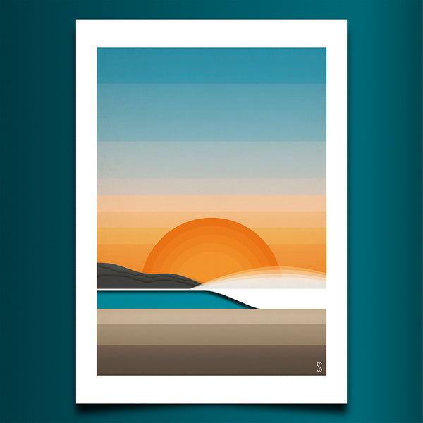 Framed Sea Spray Art Print (Click & Collect)