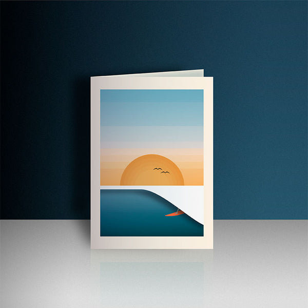 Sunset Shade Greeting Card