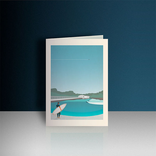 Wave Pool Greeting Card