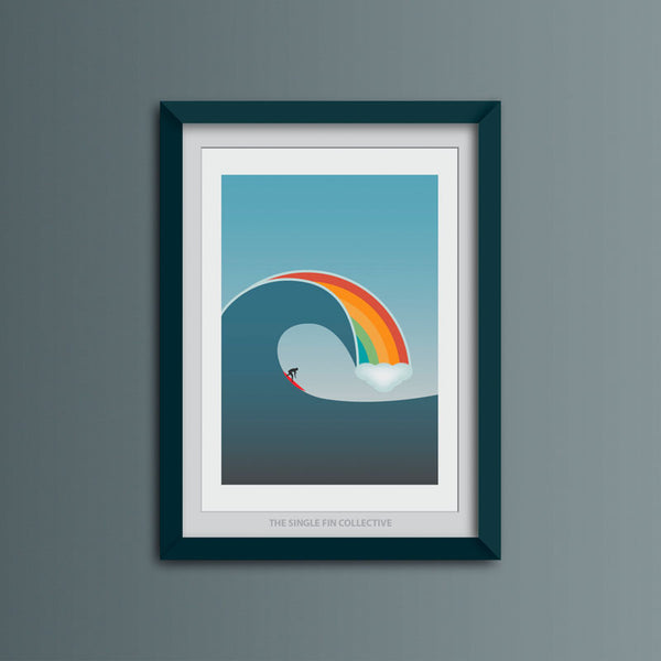 Rainbow Wave Art Print