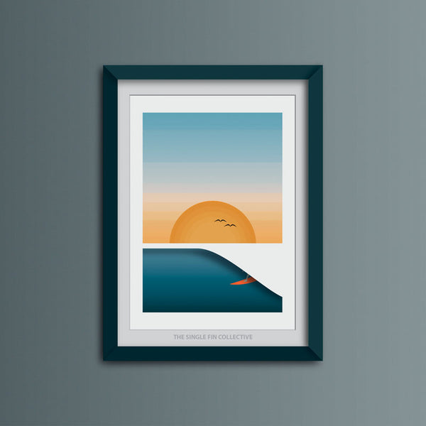 Sunset Shade Art Print