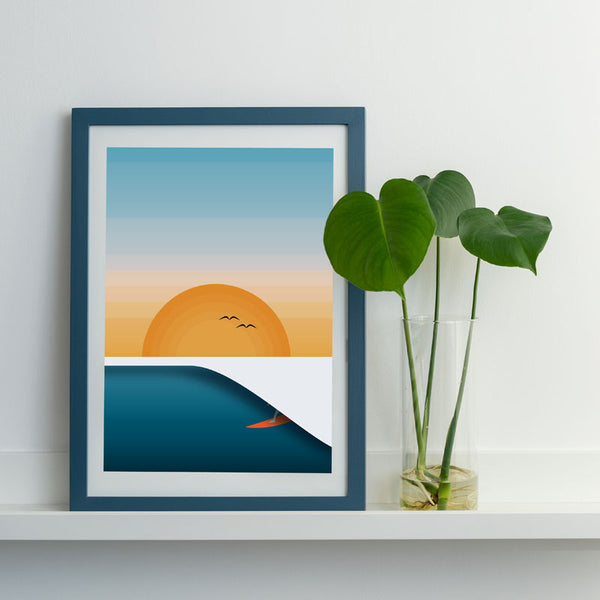 Sunset Shade Art Print