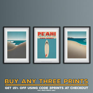 Porthleven Harbour Wall Art Print