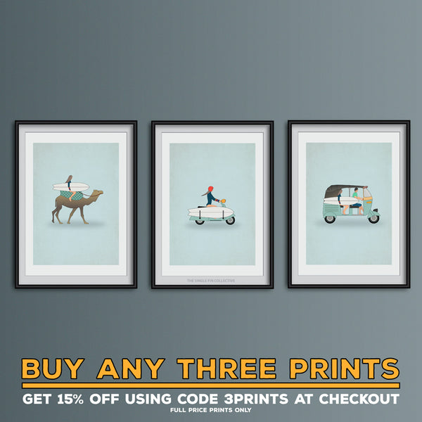 Surf Van Art Print