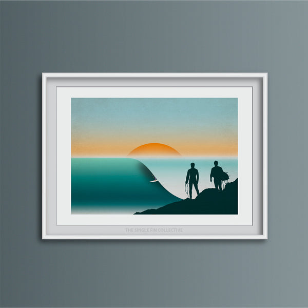 Anchor Point Surf Spot Art Print