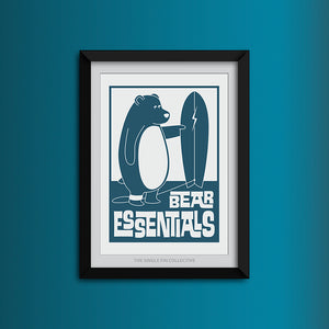 Bear Essentials Art Print