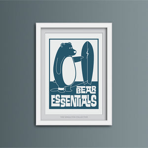 Bear Essentials Art Print