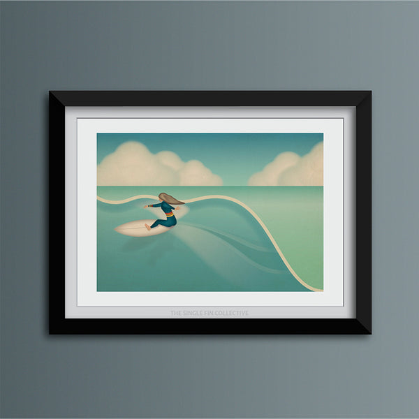 Cutback Art Print