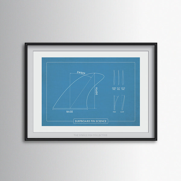 Super Seconds - Surfboard Fin Science Art Print