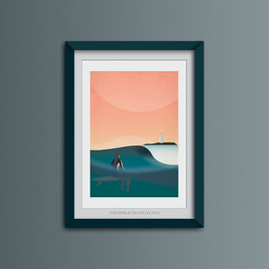 Godrevy Girl Greeting Card