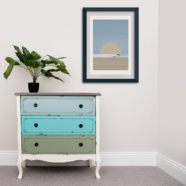 Hang Five Art Print