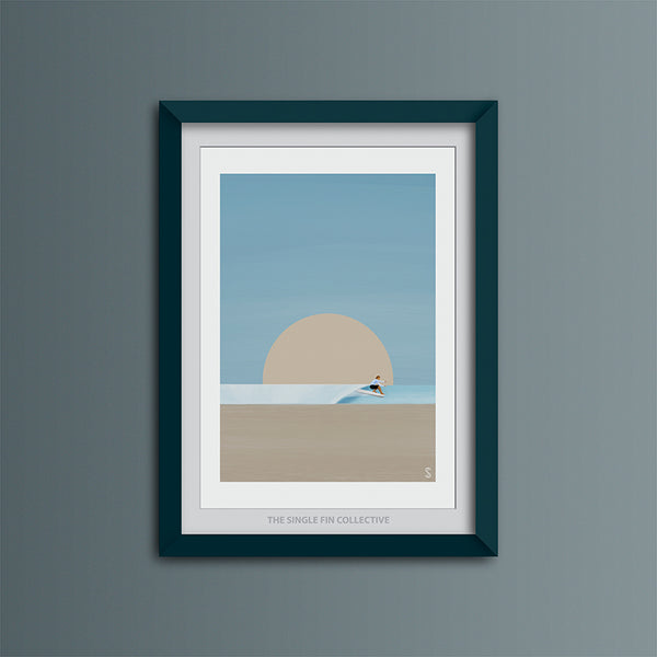 Hang Five Art Print