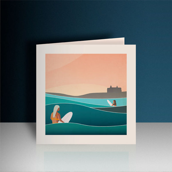 Headland Haze Greeting Card