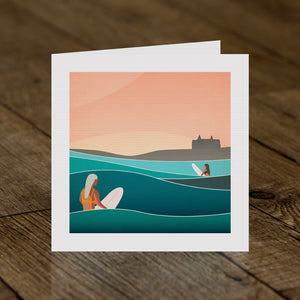 Headland Haze Greeting Card