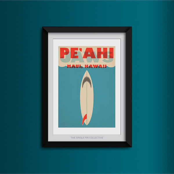 Pe'ahi Shark Art Print