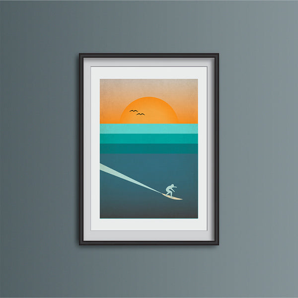 Down The Line Art Print