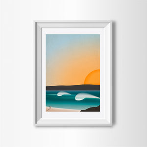 Kernow Peaks Art Print