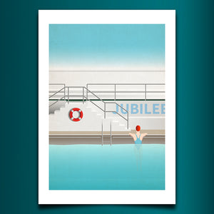 Poolside Art Print