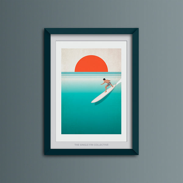 Noll at Waimea Art Print