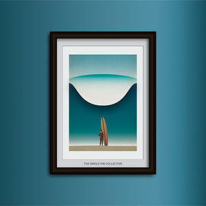 Noll at Pipeline Art Print