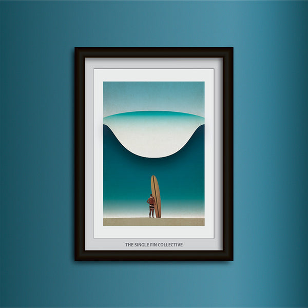 Noll at Pipeline Art Print
