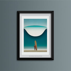 Noll at Pipeline Art Print