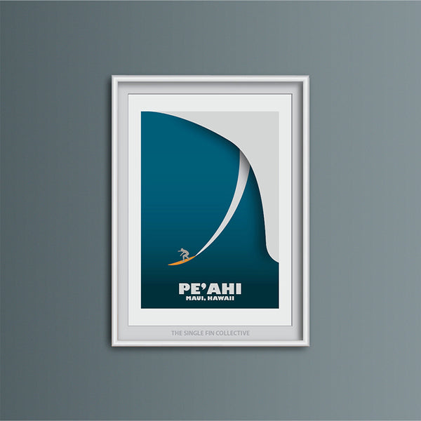Peahi Big Wave Art Print